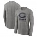 Футболка Chicago Bears Nike Heather Gray Team Issue Long Sleeve Performance Футболка Chicago Bears Nike Heather Gray Team Issue Long Sleeve Performance