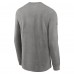 Футболка Chicago Bears Nike Heather Gray Team Issue Long Sleeve Performance
