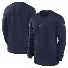 Футболка Houston Texans Nike Navy Player Long Sleeve Performance