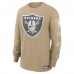Las Vegas Raiders Nike Tan Essential Statement Max90 Long Sleeve T-Shirt