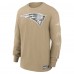 New England Patriots Nike Tan Essential Statement Max90 Long Sleeve T-Shirt