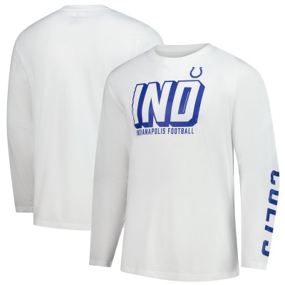 Indianapolis Colts Fanatics White Long Sleeve T-Shirt