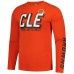 Футболка с длинным рукавом Cleveland Browns Fanatics Orange