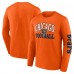 Футболка с длинным рукавом Chicago Bears Fanatics Orange Vintage Combo Up Two Футболка с длинным рукавом Chicago Bears Fanatics Orange Vintage Combo Up Two