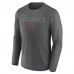 Arizona Cardinals Fanatics Heather Charcoal Blackout Long Sleeve T-Shirt