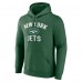 New York Jets Fanatics Green Victory Arch Pullover Hoodie