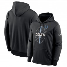 Indianapolis Colts Nike Black Performance Fleece Pullover Hoodie
