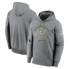 Толстовка Green Bay Packers Nike Heather Gray Performance Fleece