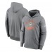 Толстовка Miami Dolphins Nike Heather Gray Performance Fleece