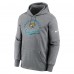 Jacksonville Jaguars Nike Heather Gray Performance Fleece Pullover Hoodie
