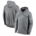New York Jets Nike Heather Gray Performance Fleece Pullover Hoodie