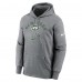 New York Jets Nike Heather Gray Performance Fleece Pullover Hoodie