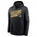 Толстовка Pittsburgh Steelers Nike Club Fleece - Black