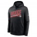 Толстовка на флисе Kansas City Chiefs Nike Club Fleece - Black