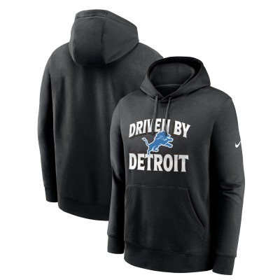 Толстовка Detroit Lions Nike Black Fan Iconic Club Fleece