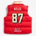 Unisex Kansas City Chiefs Travis Kelce Red Off Season x NFL Player Puffer Vest