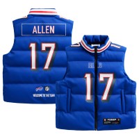 Unisex Buffalo Bills Josh Allen Royal Off Season x NFL Player Puffer Vest