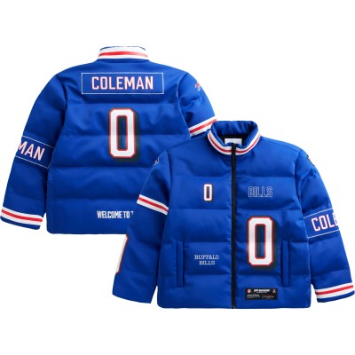 Куртка Unisex Buffalo Bills Keon Coleman Royal Off Season x NFL Player Puffer
