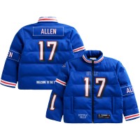 Куртка Unisex Buffalo Bills Josh Allen Royal Off Season x NFL Player Puffer
