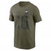 Футболка Philadelphia Eagles Saquon Barkley Nike Olive 2025 Salute to Service