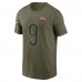 Футболка Cincinnati Bengals Joe Burrow Nike Olive 2025 Salute to Service