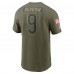 Футболка Cincinnati Bengals Joe Burrow Nike Olive 2025 Salute to Service