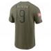 Футболка Cincinnati Bengals Joe Burrow Nike Olive 2025 Salute to Service