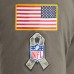 Футболка Cincinnati Bengals Joe Burrow Nike Olive 2025 Salute to Service