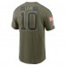 Футболка Green Bay Packers Jordan Love Nike Olive 2025 Salute to Service