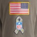 Футболка Green Bay Packers Jordan Love Nike Olive 2025 Salute to Service
