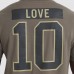 Футболка Green Bay Packers Jordan Love Nike Olive 2025 Salute to Service