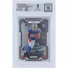 Dalton Kincaid Buffalo Bills Autographed 2023 Panini Prizm #308 Beckett Fanatics Witnessed Authenticated 9/10 Rookie Card