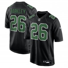 Джерси Saquon Barkley Philadelphia Eagles Nike Fashion - Carbon Black/Kelly Green