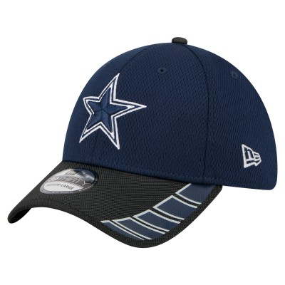 Бейсболка Dallas Cowboys New Era Navy/Black Visor Hit 39THIRTY