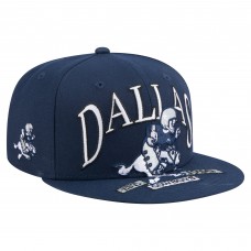 Бейсболка Dallas Cowboys New Era Navy Throwback Oversized 59FIFTY