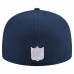 Бейсболка Dallas Cowboys New Era Navy Throwback Oversized 59FIFTY