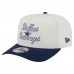 Бейсболка Dallas Cowboys New Era Cream/Navy Chainstitch A-Frame 9FIFTY