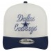 Бейсболка Dallas Cowboys New Era Cream/Navy Chainstitch A-Frame 9FIFTY