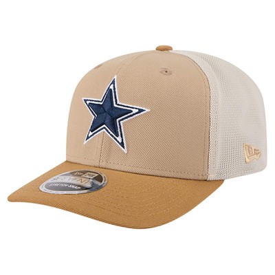 Бейсболка Dallas Cowboys New Era Light Beige Two-Tone Trucker 9SEVENTY