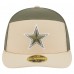 Бейсболка Dallas Cowboys New Era Light Beige/Olive 2-Tone Color Pack Split Panel 59FIFTY