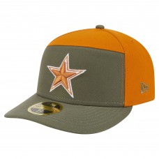 Бейсболка Dallas Cowboys New Era Olive/Brown 2-Tone Color Pack Split Panel 59FIFTY