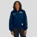  Женская футболка Seattle Seahawks WEAR by Erin Andrews College Navy Patch Full-Zip Bomber Jacket