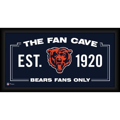 Chicago Bears Fanatics Authentic Framed 10 x 20 Fan Cave Collage
