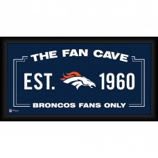 Denver Broncos Fanatics Authentic Framed 10 x 20 Fan Cave Collage