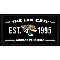 Jacksonville Jaguars Fanatics Authentic Framed 10 x 20 Fan Cave Collage