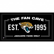 Jacksonville Jaguars Fanatics Authentic Framed 10 x 20 Fan Cave Collage