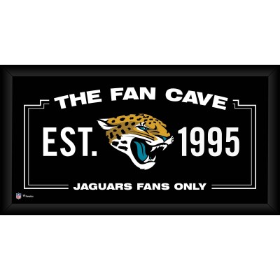 Jacksonville Jaguars Fanatics Authentic Framed 10 x 20 Fan Cave Collage