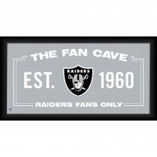 Las Vegas Raiders Fanatics Authentic Framed 10 x 20 Fan Cave Collage Las Vegas Raiders Fanatics Authentic Framed 10 x 20 Fan Cave Collage