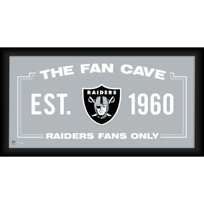 Las Vegas Raiders Fanatics Authentic Framed 10 x 20 Fan Cave Collage