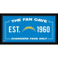 Los Angeles Chargers Fanatics Authentic Framed 10 x 20 Fan Cave Collage